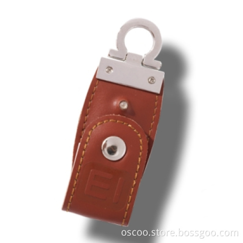 Leather USB Flash Memory Disk